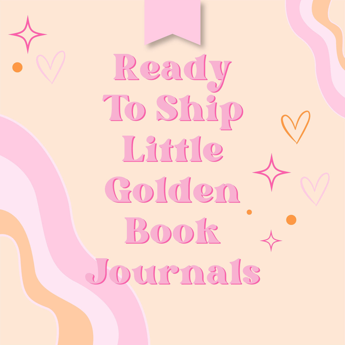 Ready to Ship Little Golden Book Journals