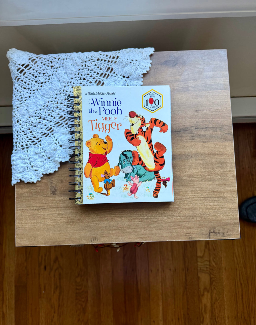 Winnie the Pooh meets Tigger Little Golden Book Journal