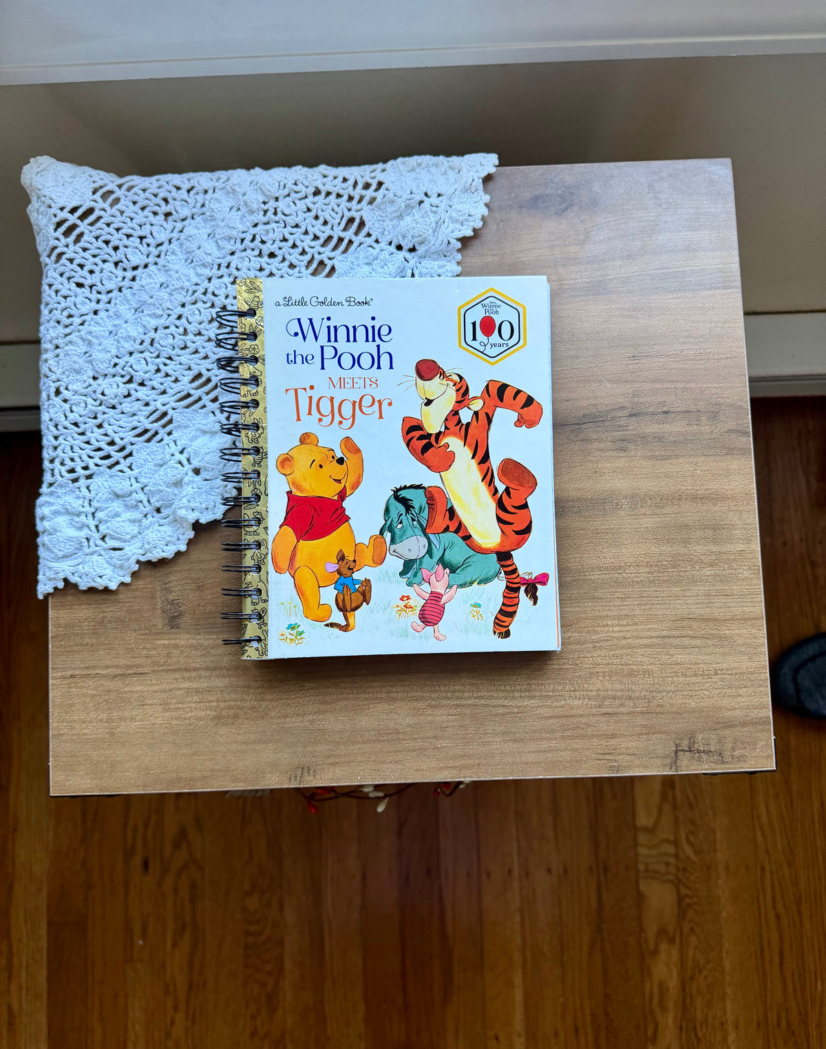 Winnie the Pooh meets Tigger Little Golden Book Journal
