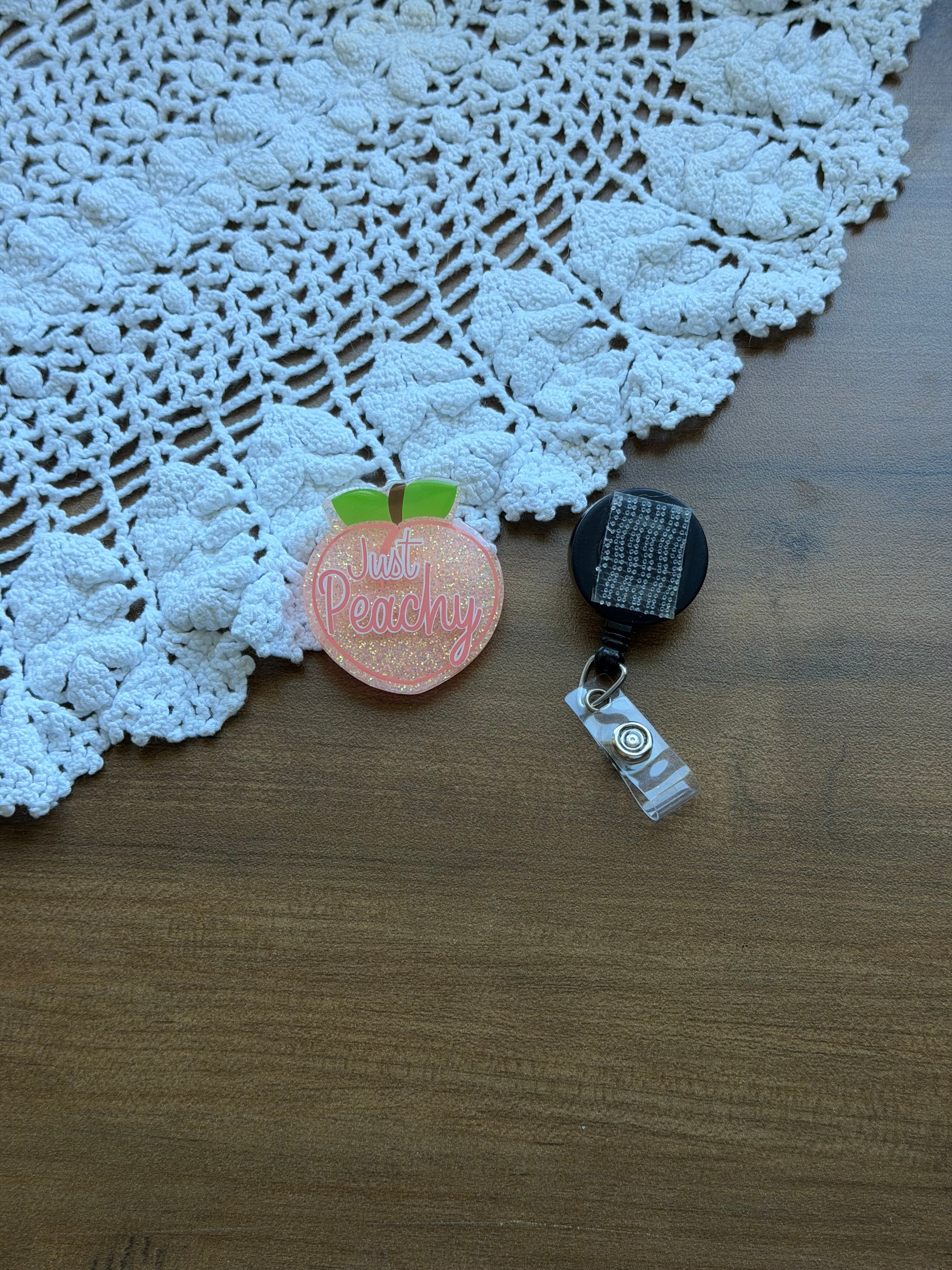 Just Peachy Badge Reel