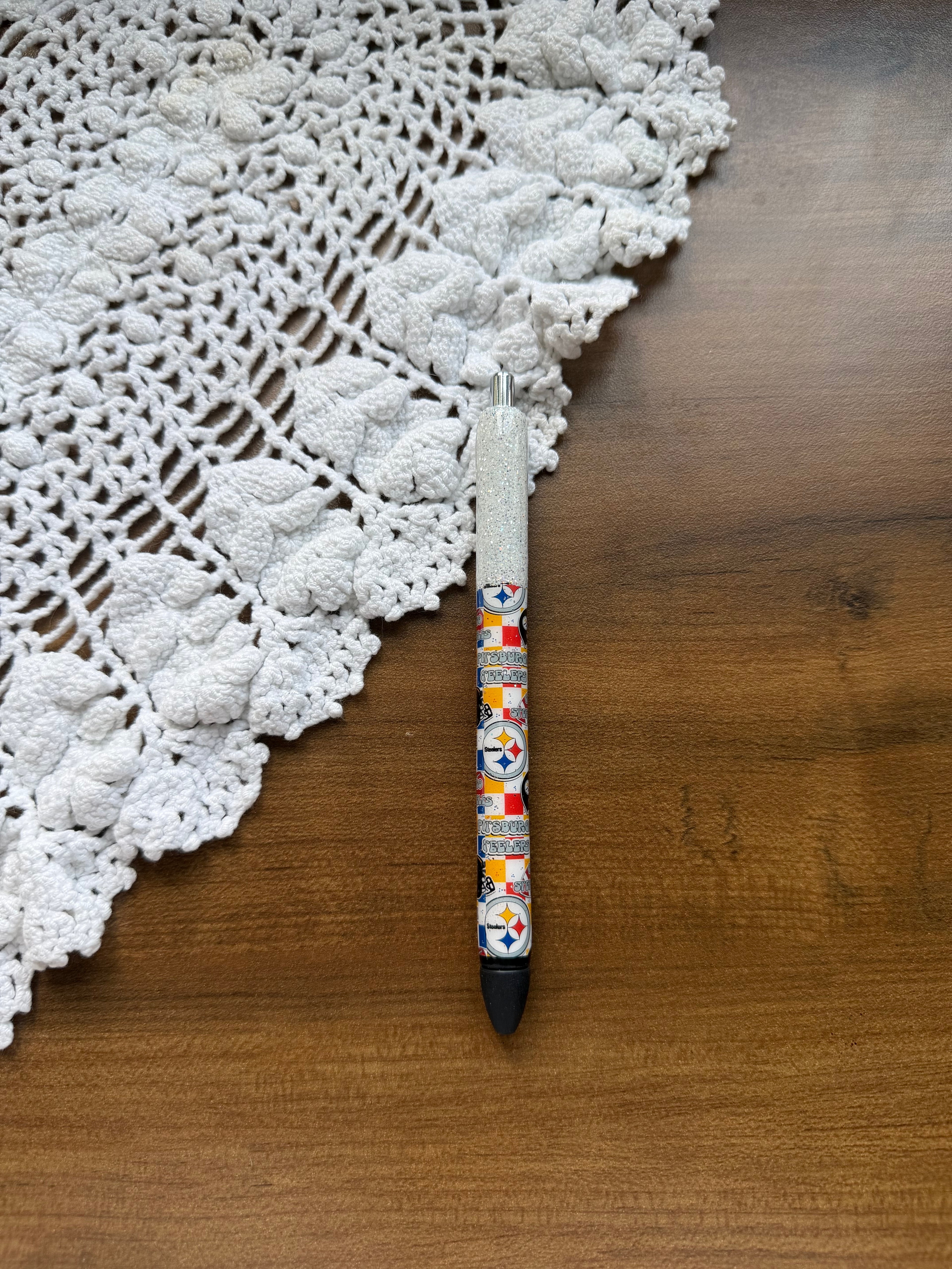 Steelers Glitter Pen