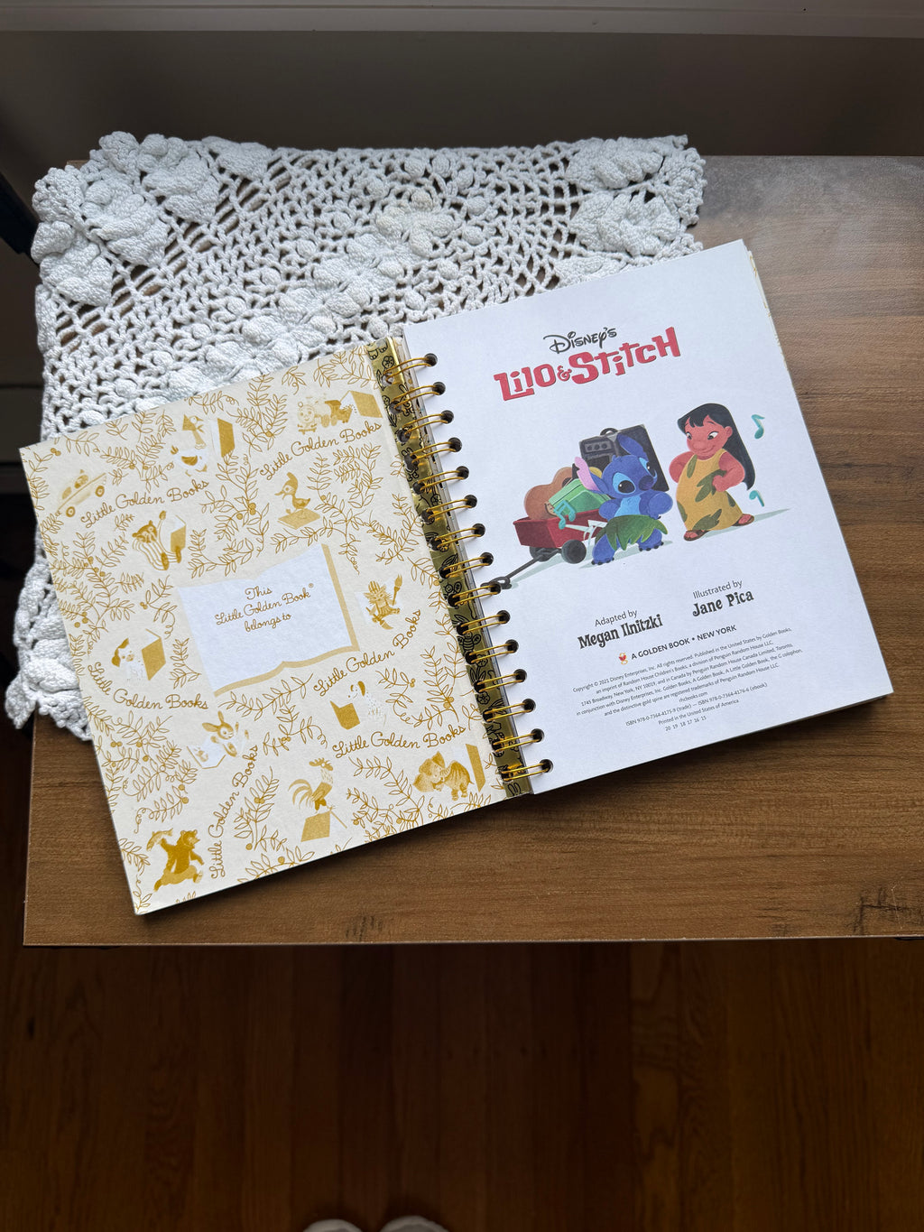 Lilo & Stitch Little Golden Book Journal