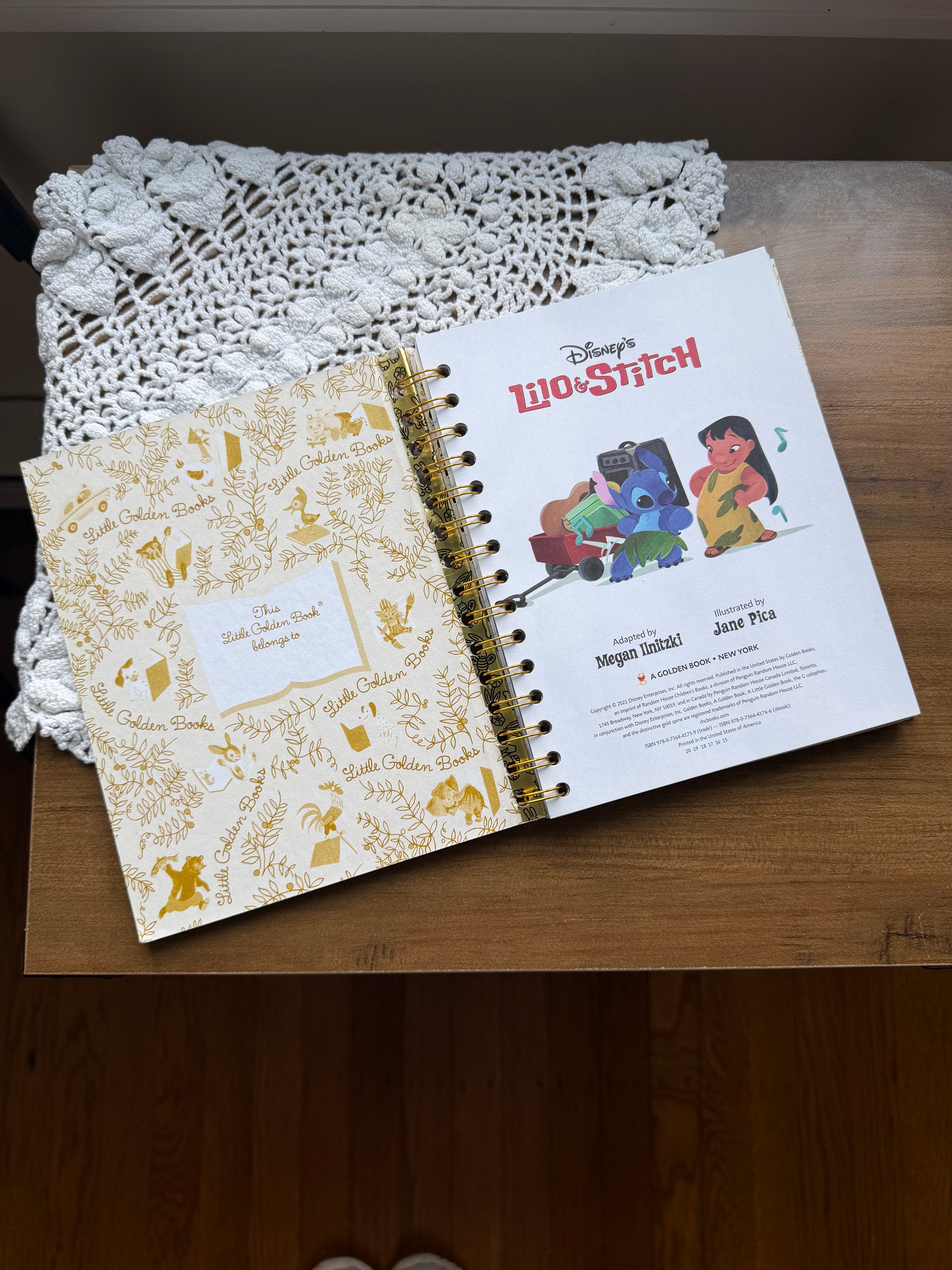 Lilo & Stitch Little Golden Book Journal