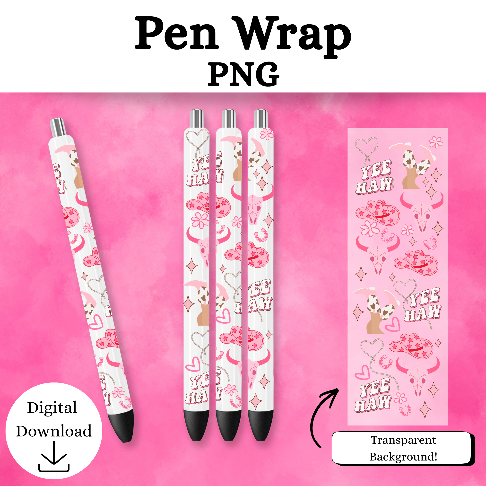 Cowgirl Pen Wrap DIGITAL