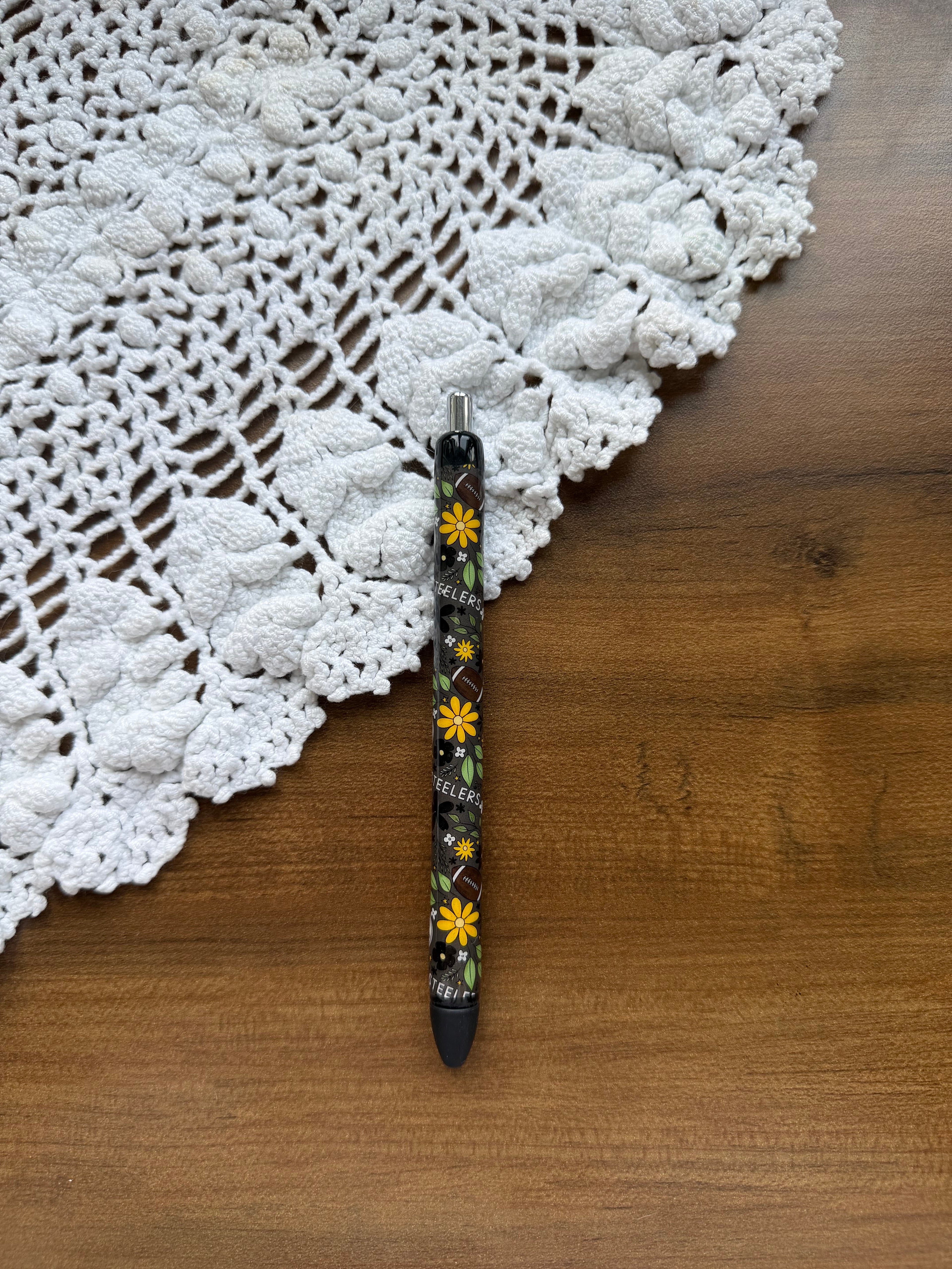 Floral Steelers Pen