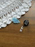 Blue Dino Badge Reel