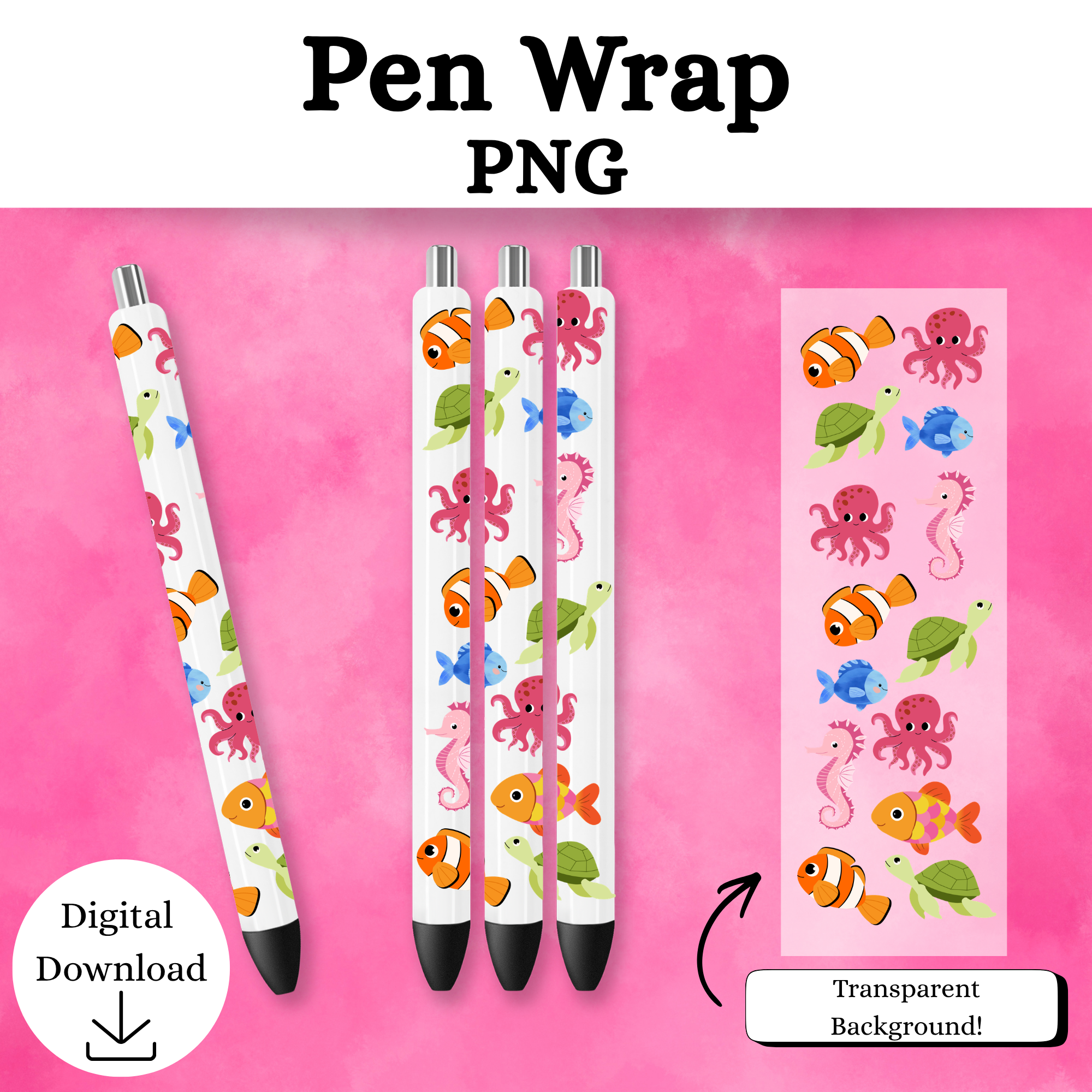 Under the Sea Pen Wrap DIGITAL
