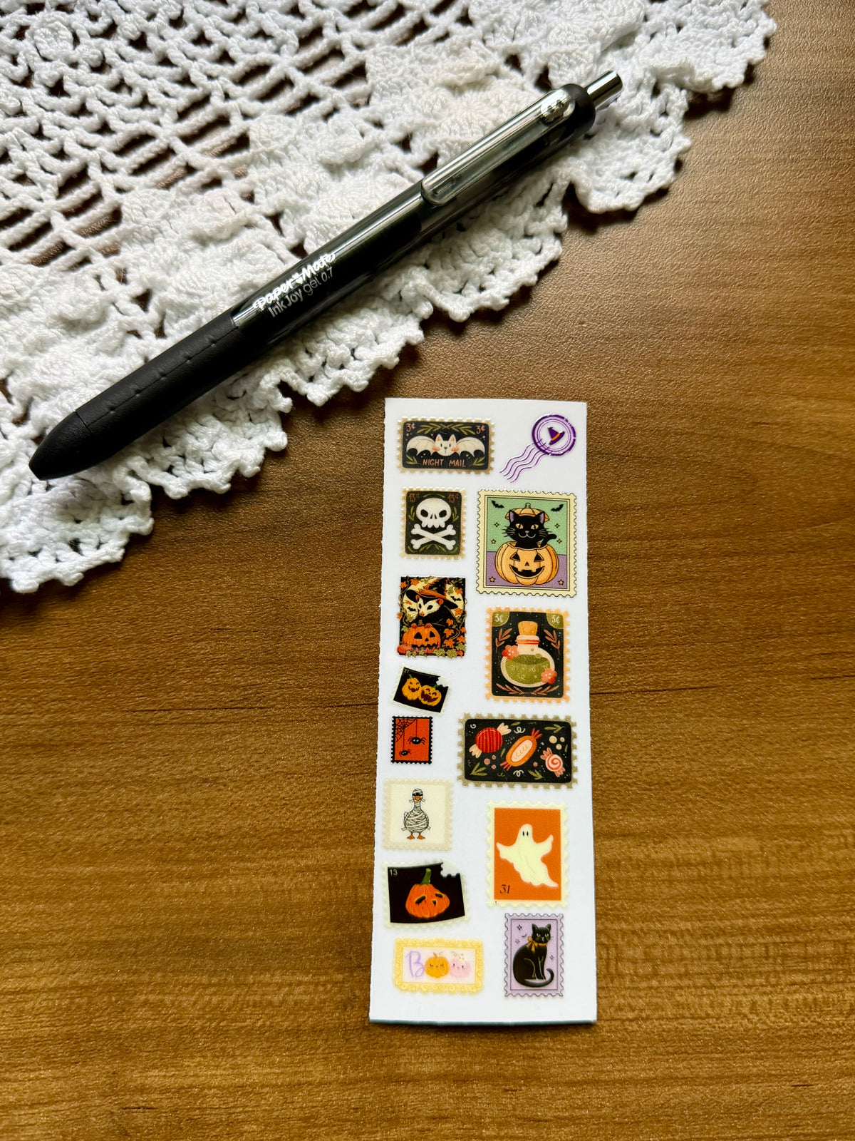 Halloween Stamps Pen Wrap