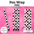 Pink Pumpkin Pen Wrap DIGITAL