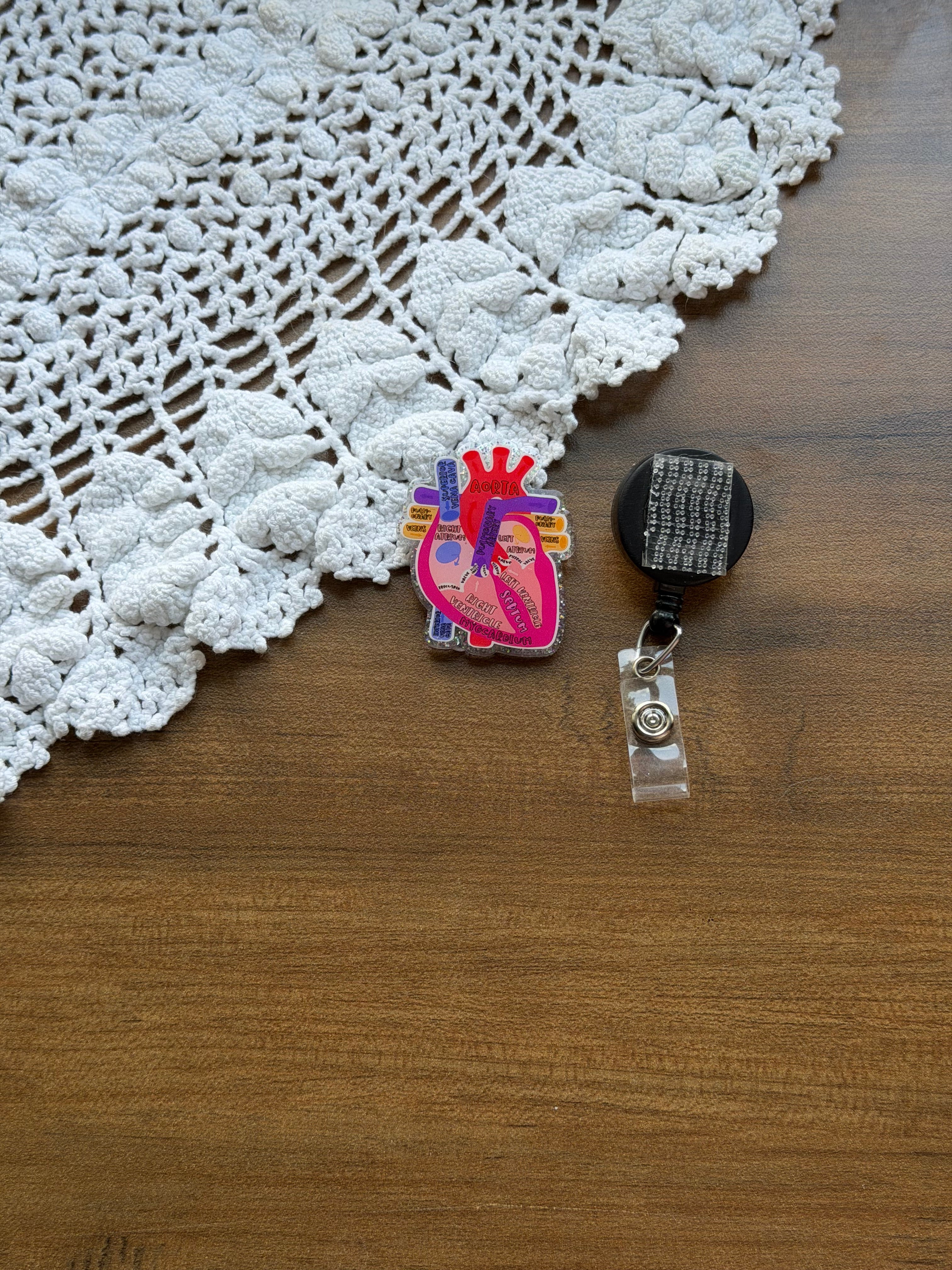 Anatomical Heart Badge Reel