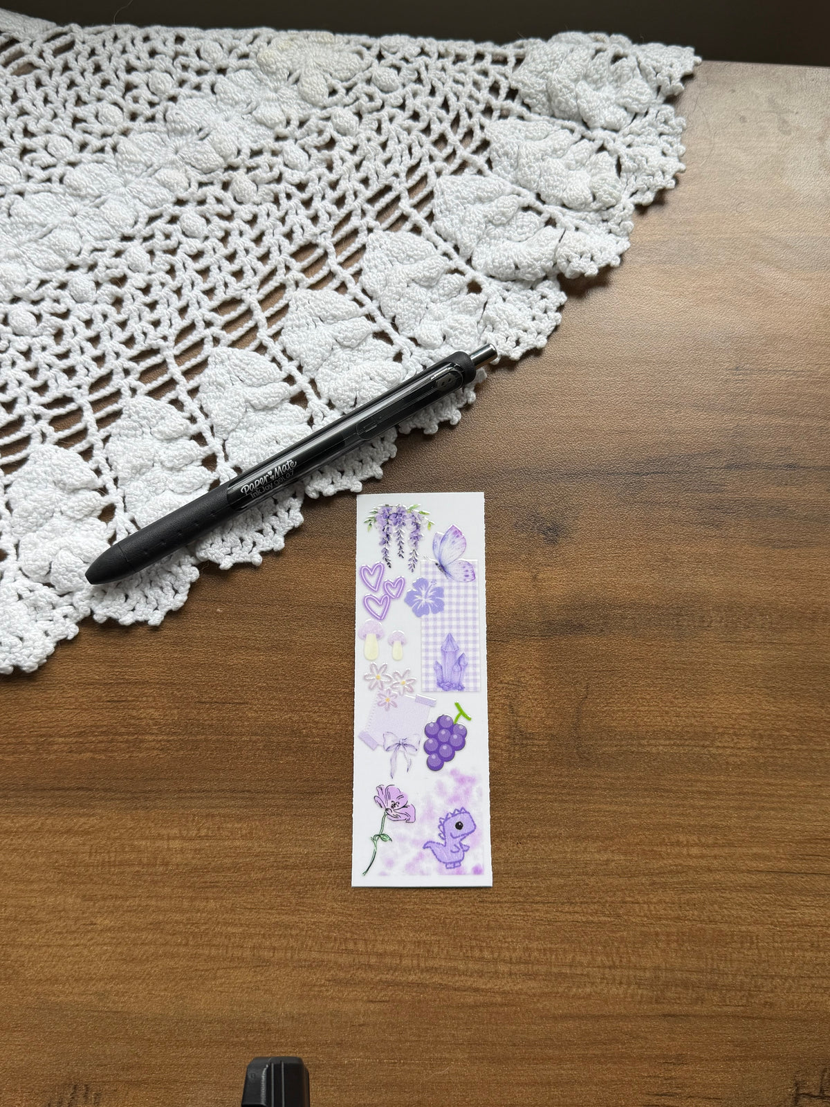 Purple Collage Pen Wrap