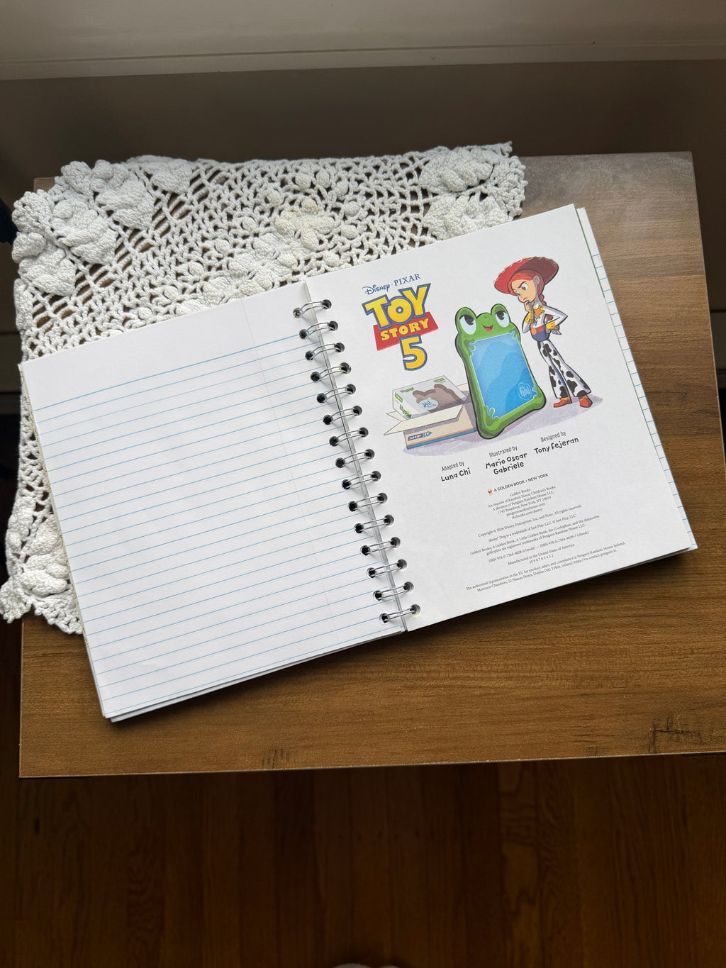 Toy Story 5 Little Golden Book Journal