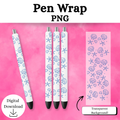 Seashell Pen Wrap DIGITAL