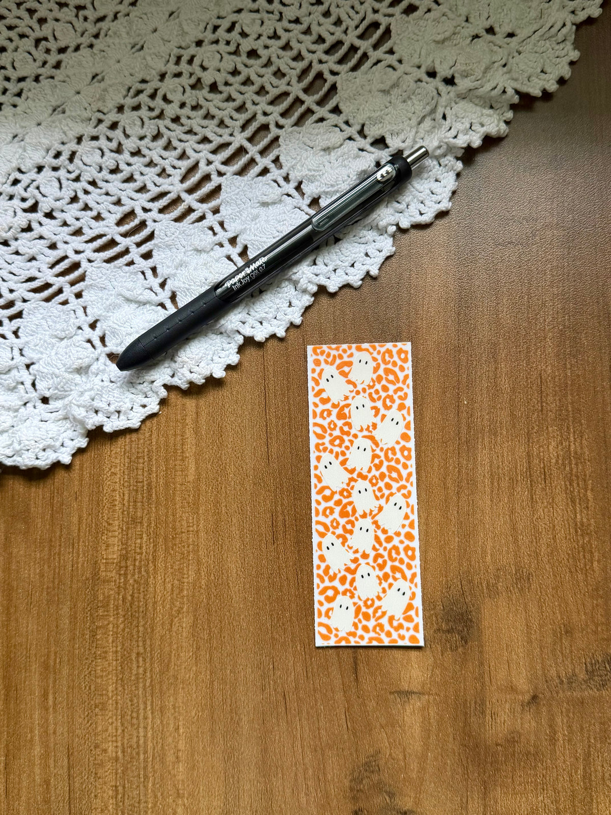 Orange Cheetah Ghosty Pen Wrap
