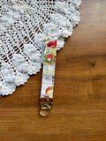 Mystical Mushrooms Wristlet w/ Gold Keychain