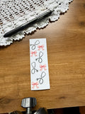 Bows & Stethoscope Pen Wrap