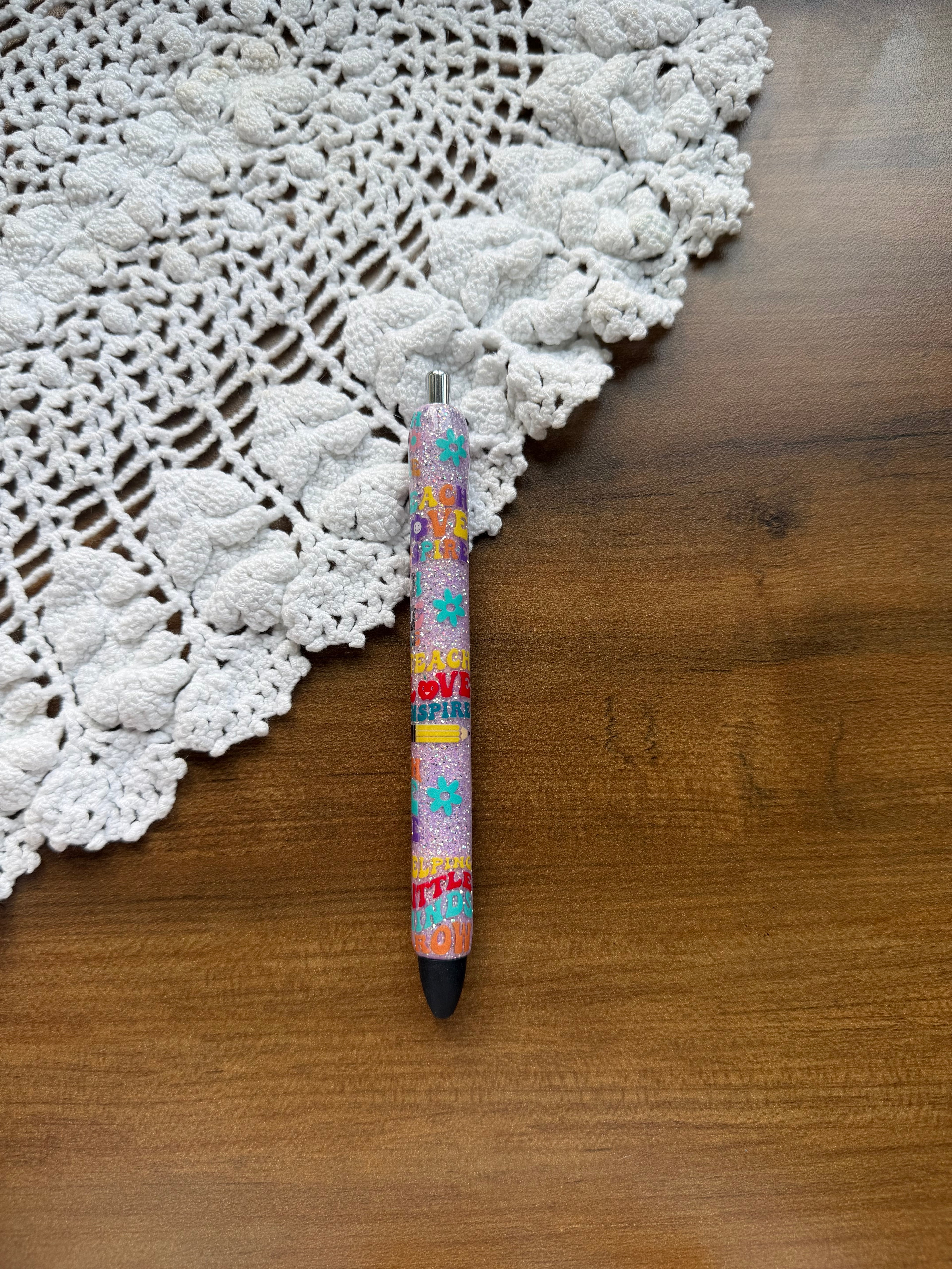 Teach Love Inspire on Purple Pen