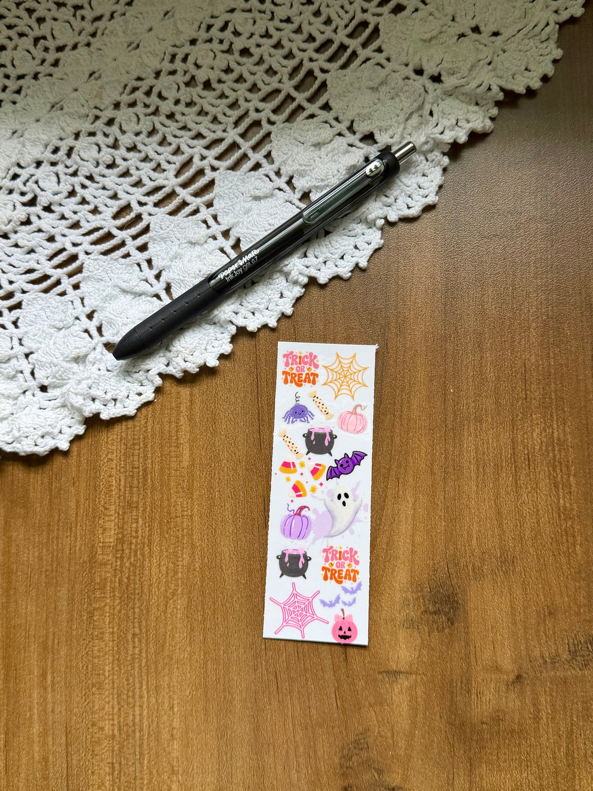 Pink Halloween Pen Wrap
