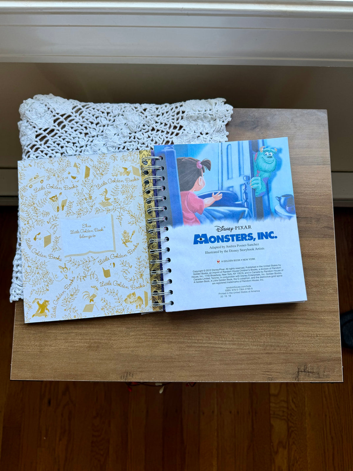 Monsters Inc. Little Golden Book Journal