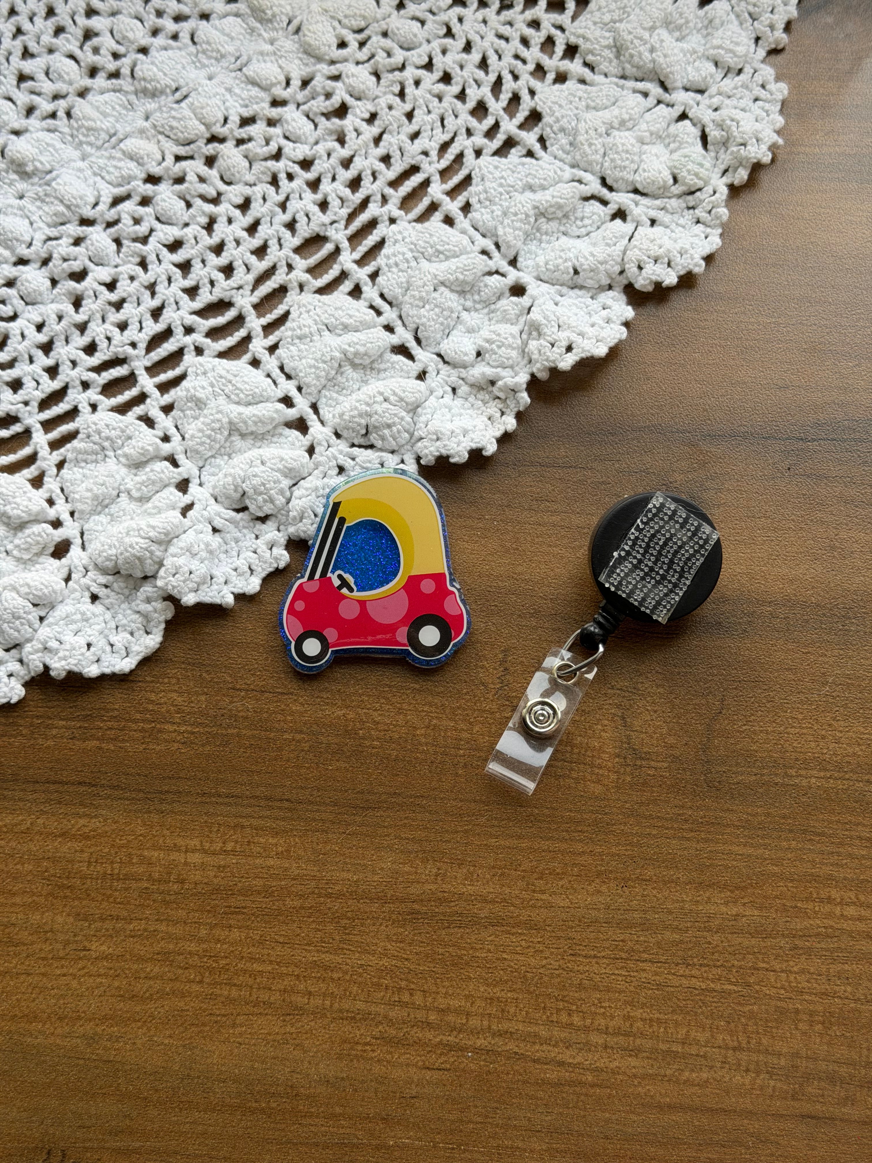 Little Tike Car Badge Reel