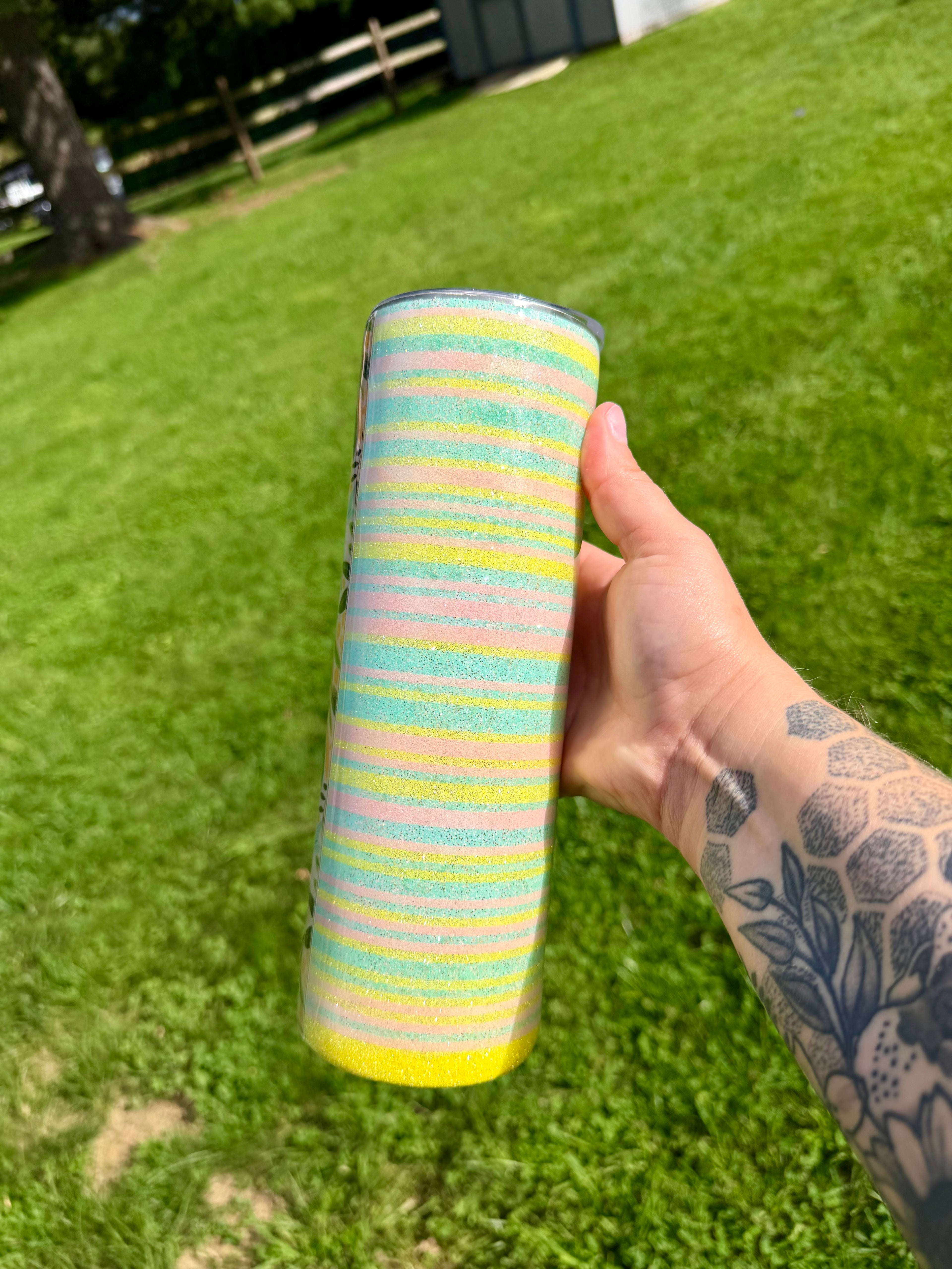 Lemon Serape 30oz Tumbler