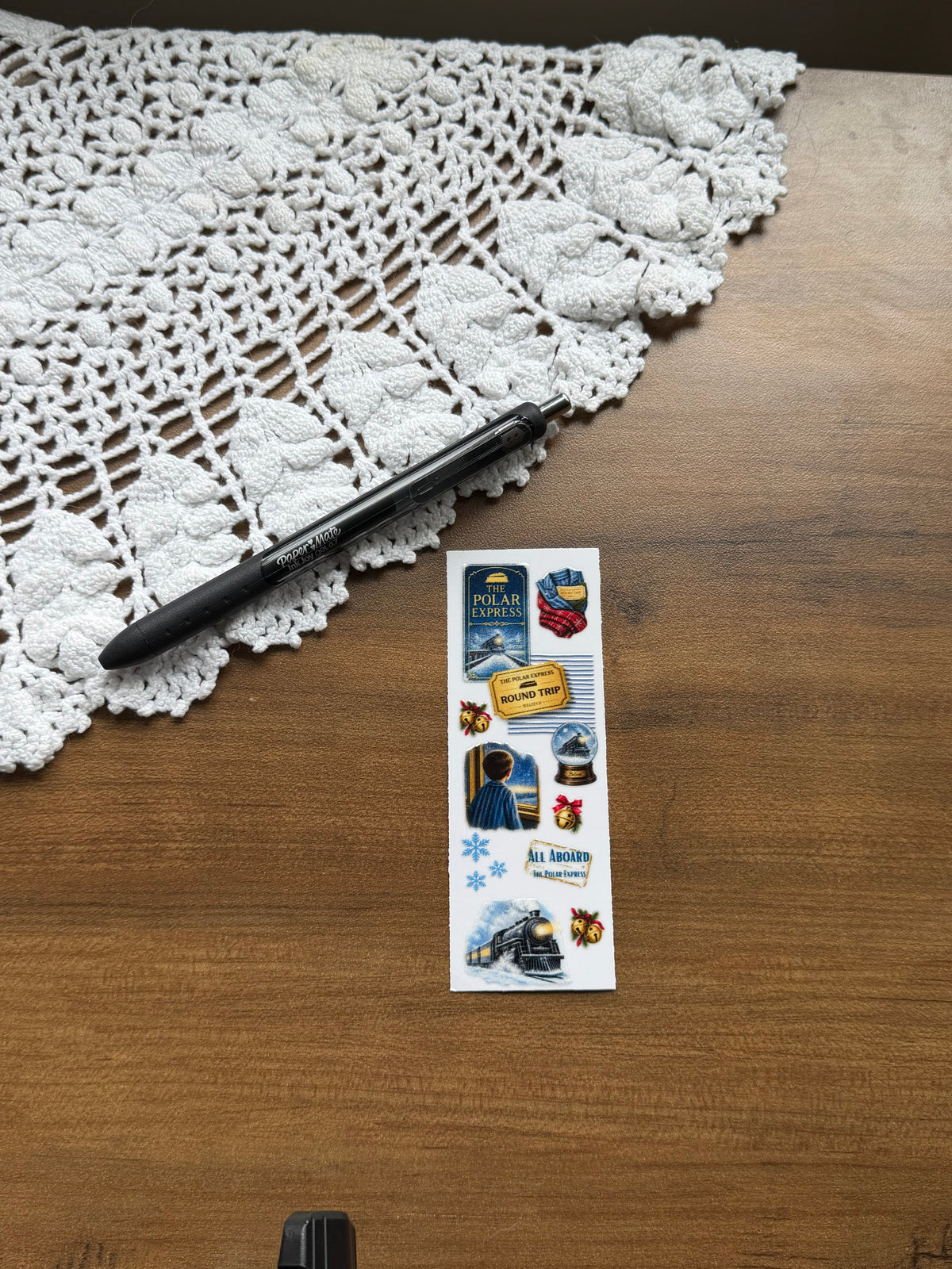 Magical Christmas Train Pen Wrap