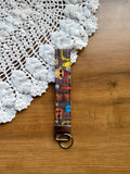 Friends Wristlet w/ Black Keychain