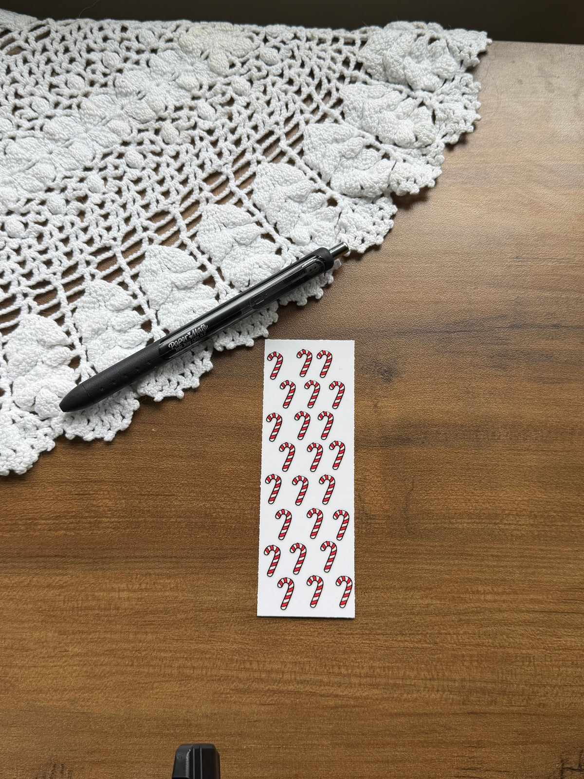 Candy Cane Pen Wrap