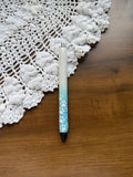 Arctic Blue Paw Print Ombre Pen