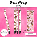 Coffee Pen Wrap DIGITAL