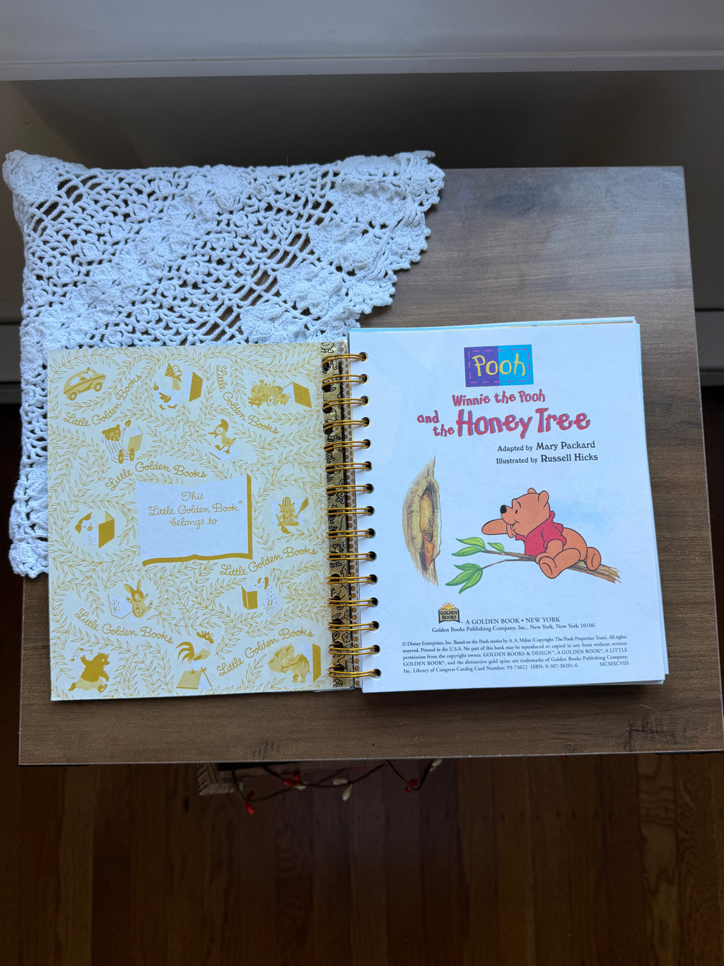 Winnie the Pooh and the Honey Tree Little Golden Book Journal