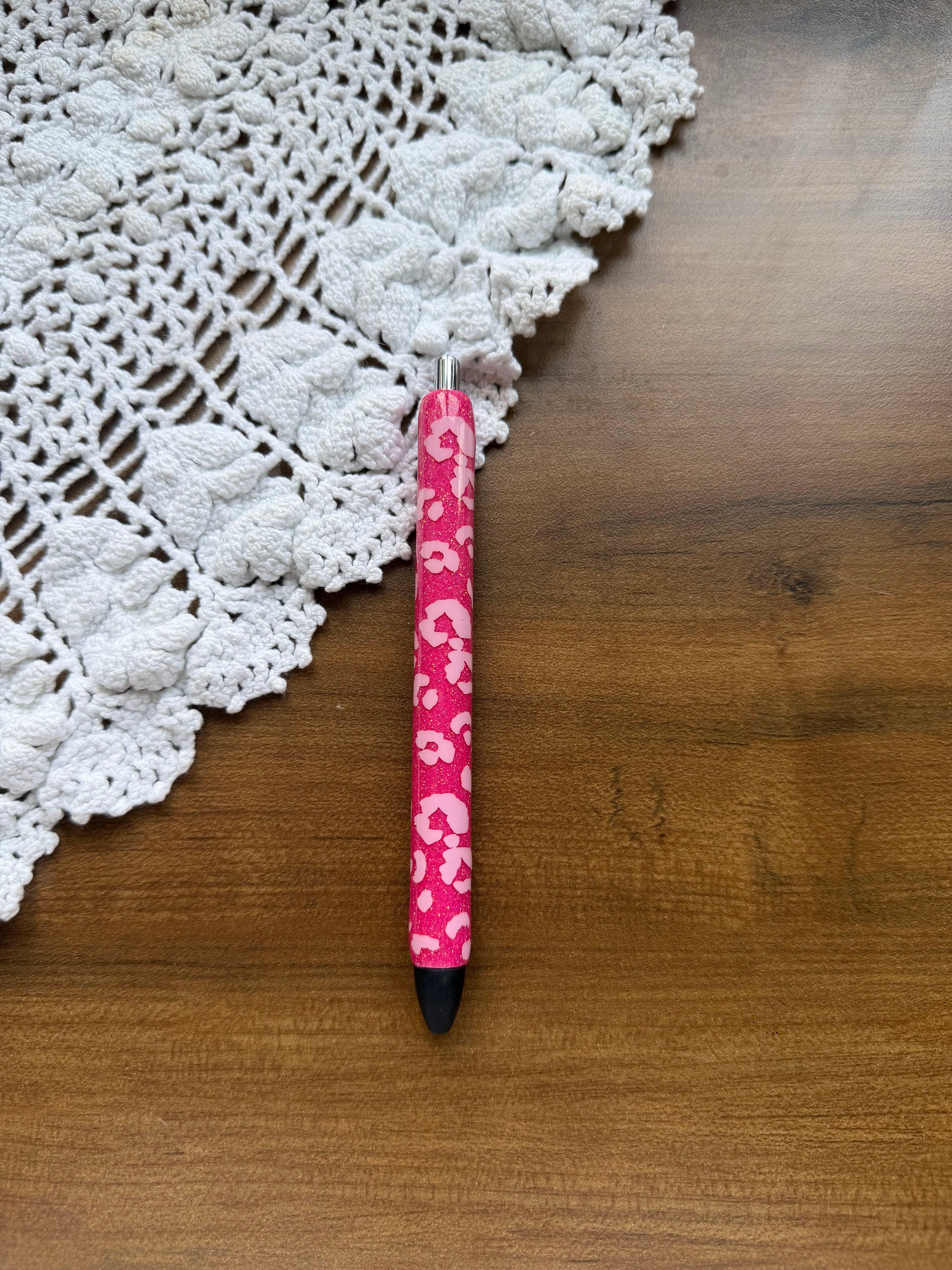 Pink Cheetah Pen