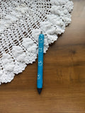Capri Blue Smiley Pen
