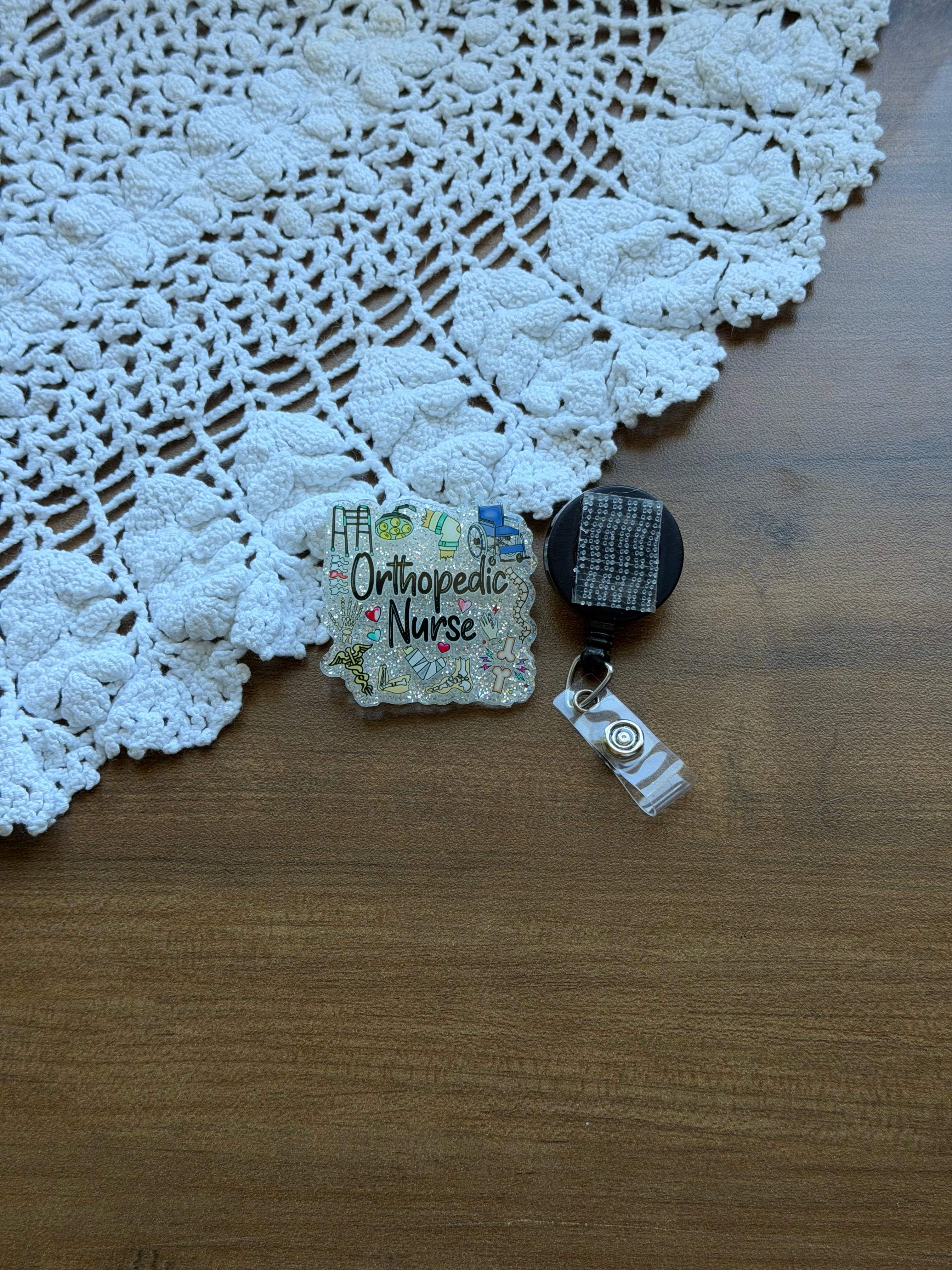 Orthopedic Nurse Badge Reel