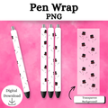 Snowman Pen Wrap DIGITAL
