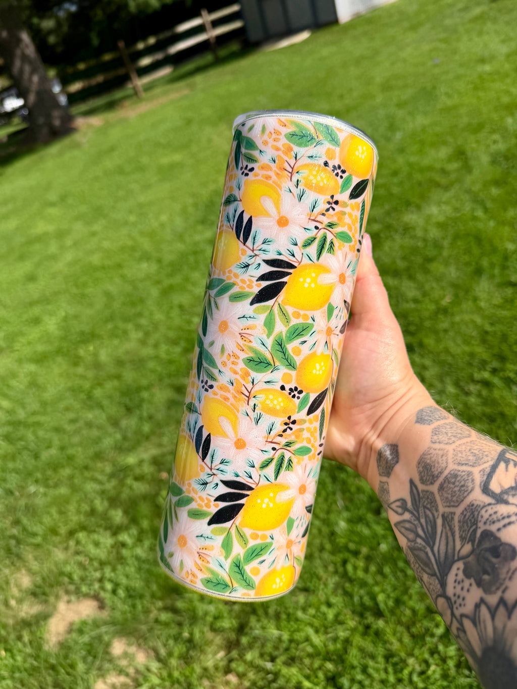 Lemon Serape 30oz Tumbler