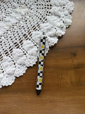 Daisy Checkered Ombré Pen