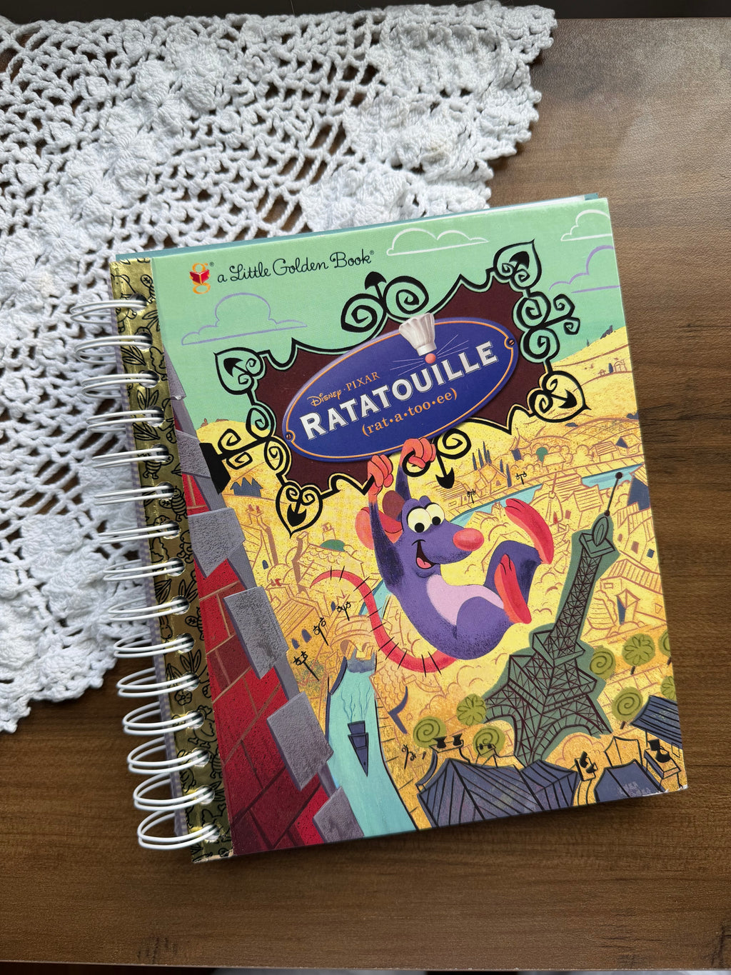 Ratatouille RECIPE Little Golden Book Journal