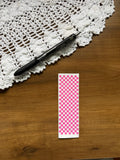 Hot Pink Checkered Pen Wrap