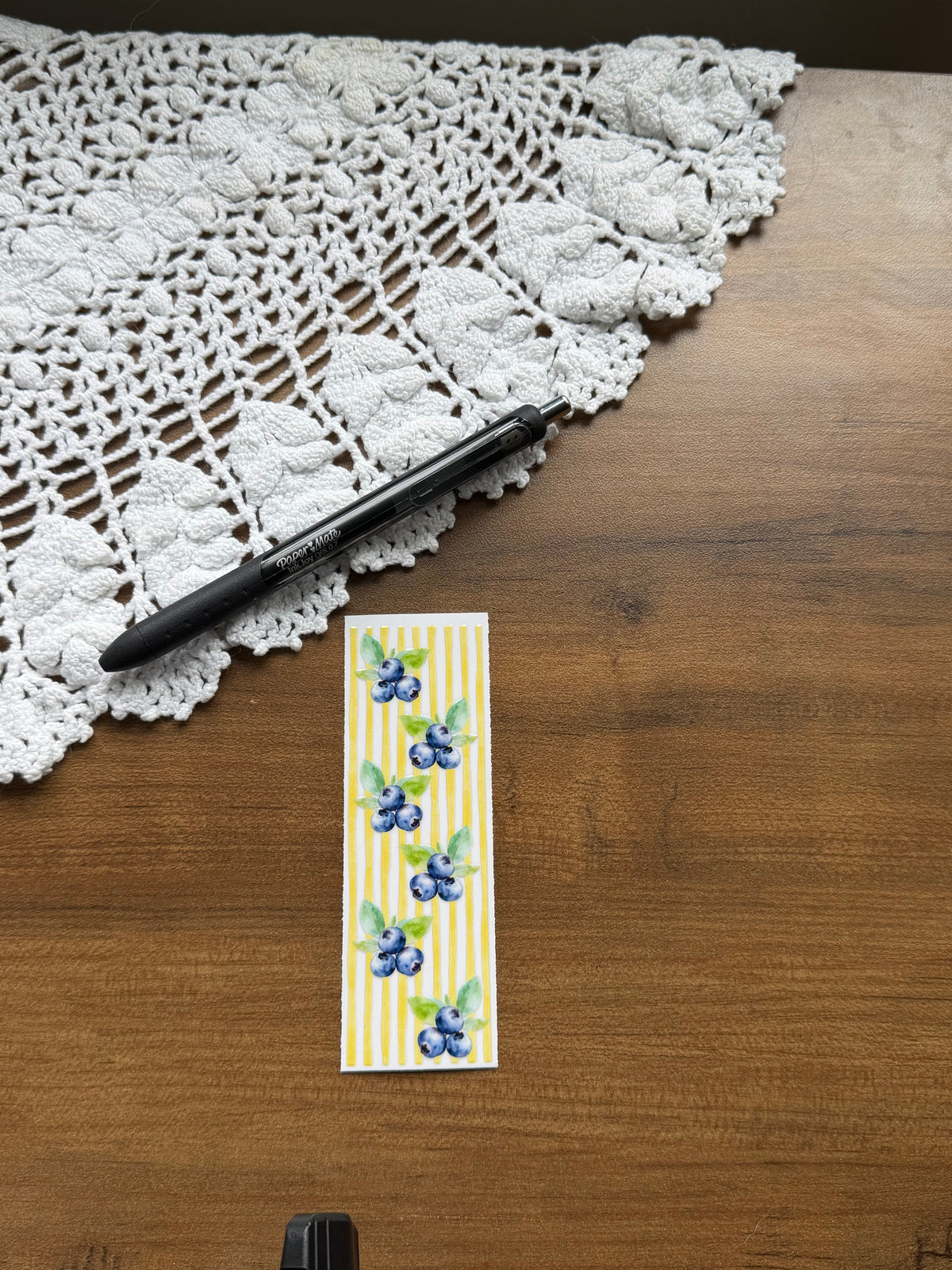 Blueberry Stripes Pen Wrap