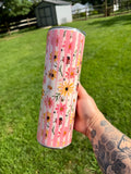 Ladybug & Flowers 30oz Tumbler