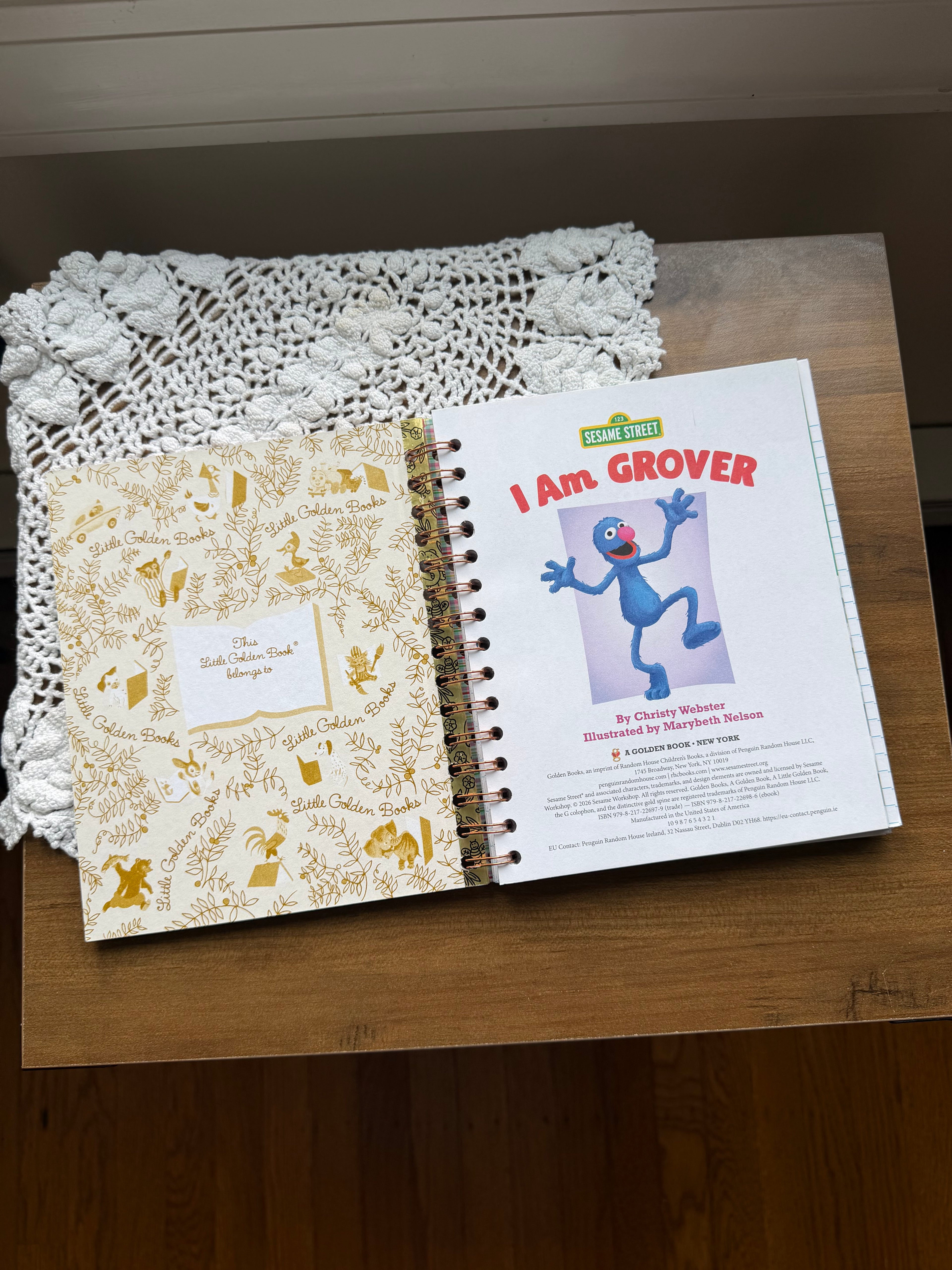 I am Grover Little Golden Book Journal