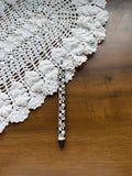 Floral Checkered Pen