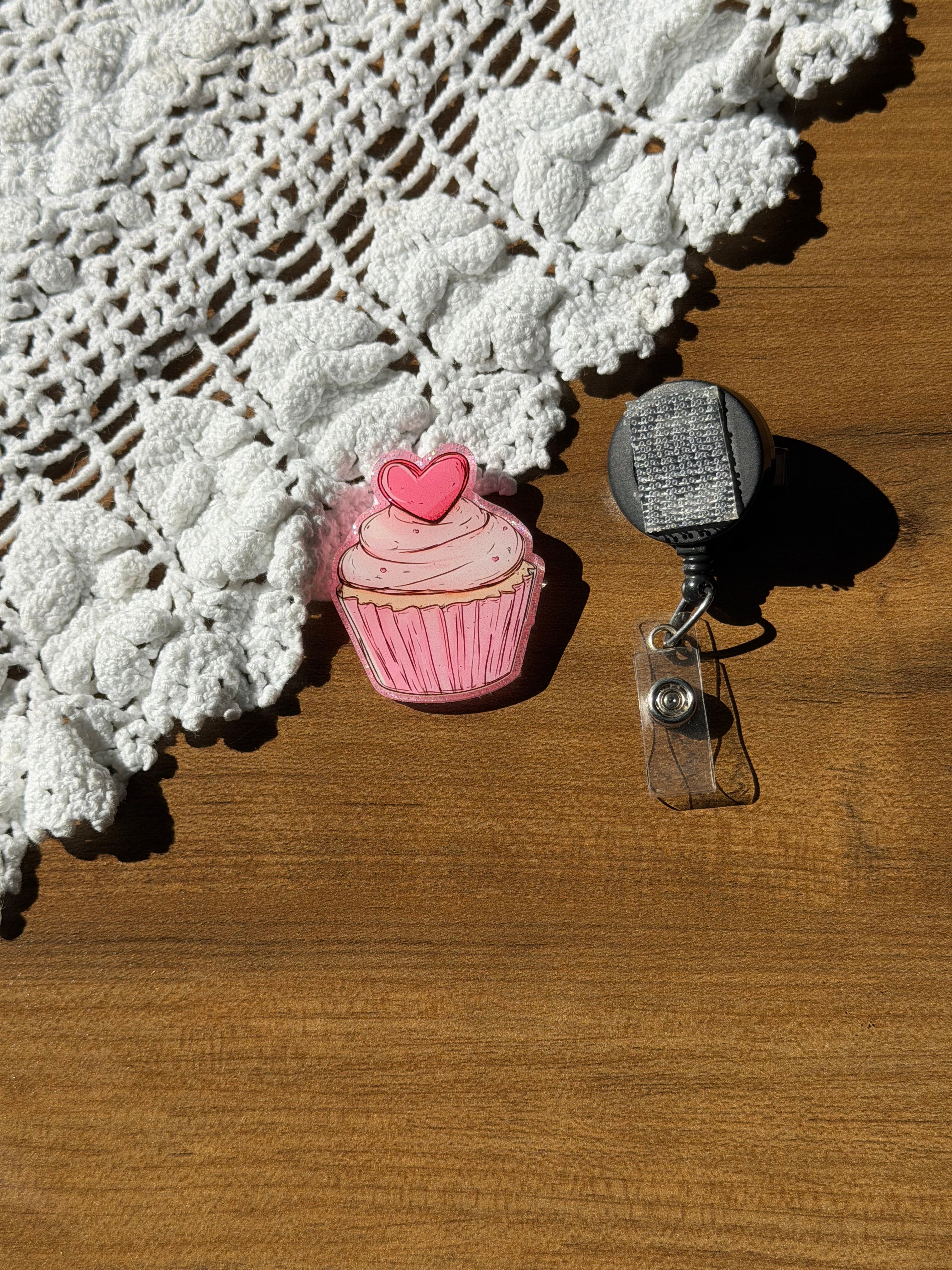 Cupcake Badge Reel