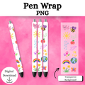 Crayon Pen Wrap DIGITAL