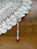 Cheetah Floral Pen