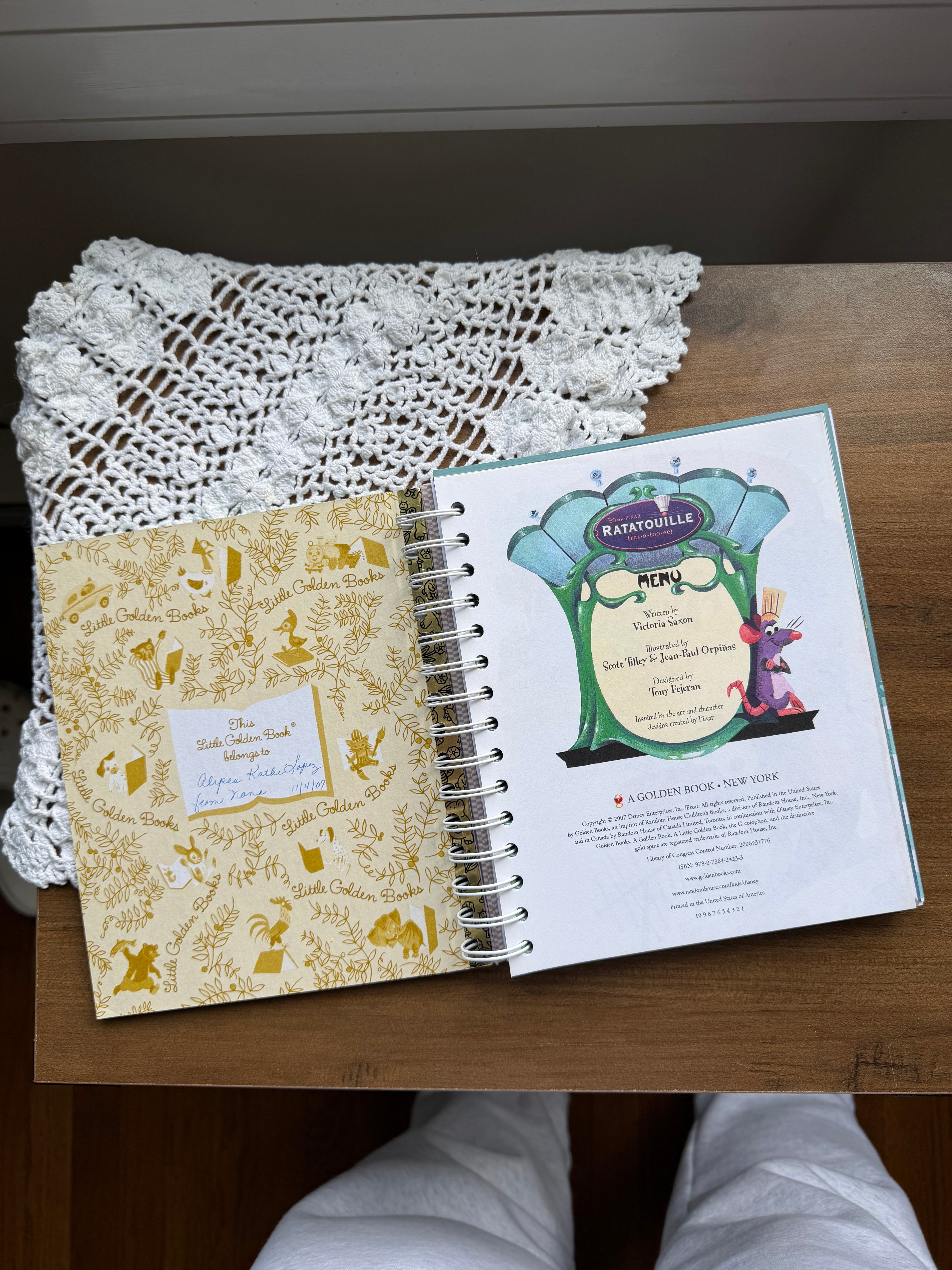 Ratatouille RECIPE Little Golden Book Journal