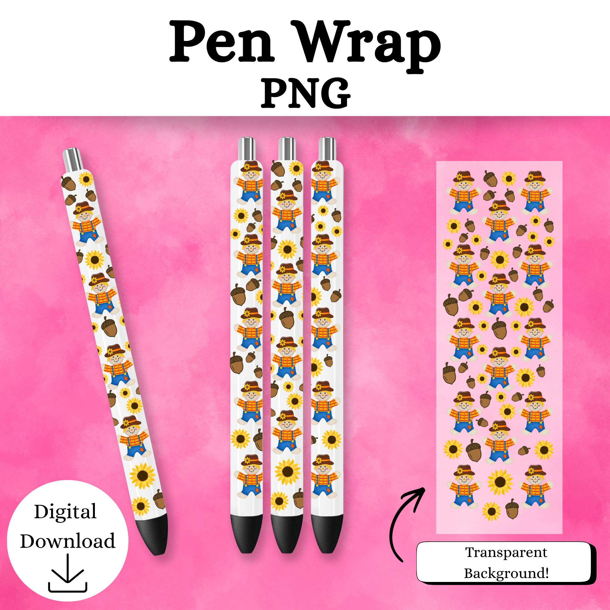 Scarecrow Pen Wrap DIGITAL
