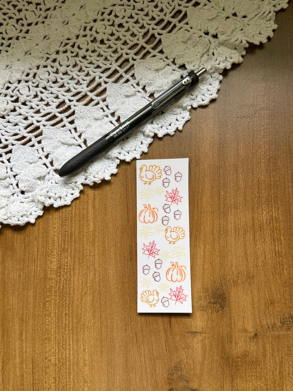 Fall Stencil Pen Wrap