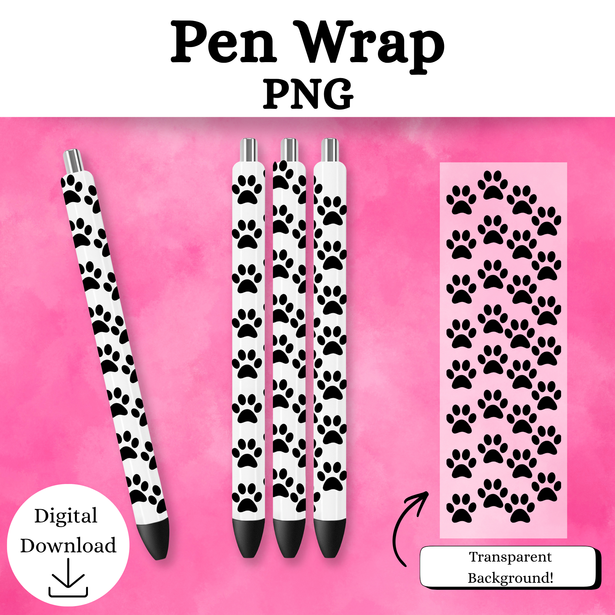 Paw Pen Wrap DIGITAL